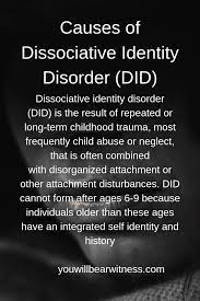 A history of trauma is believed to play a critical role in the development of did. 19 Dissociative Identity Disorder Ideas Dissociation Multiple Personality Disassociative Identity Disorder