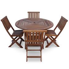 hardwood garden table and chairs off 68