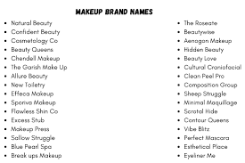 400 melodic makeup business name ideas