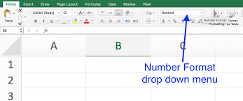 format numbers to currency in excel
