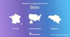 Belin Name Meaning and Belin Family History at FamilySearch