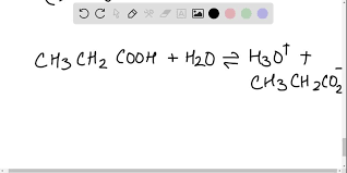 Chemical Equation For The Ionization