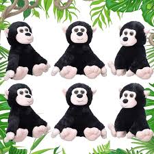 black monkey soft doll