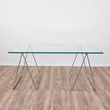 Glass top writing desk,computer gaming desk for small spaces, student study desk, premium tempered glass home office desk. Glass Top Desks Bring Style Into The Workspace