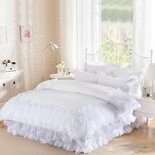 bed set cotton duvet cover bed skirt