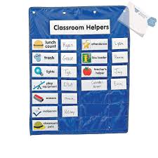 Amazon Com Bargain World Helping Hands Pocket Chart With