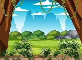 jungle cartoon background tree images