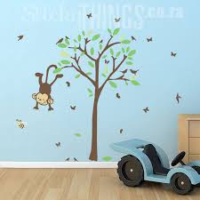 Monkey Tree Nursery Wall Decal Monkey