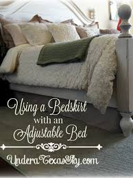 Using A Bedskirt With An Adjustable Bed