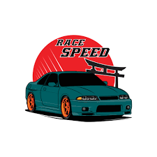sports car vector ilration icon can