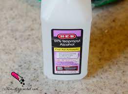why rubbing alcohol is better for