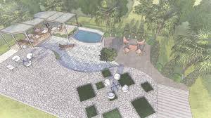 Backyard Design Of Residential House