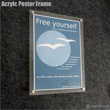 Clear Acrylic Poster Frame