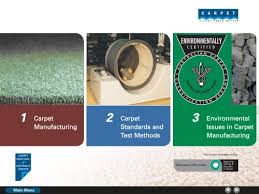 carpet manufacturing carpet standards