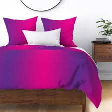 ombre pink and purple spoonflower