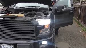 How To 2015 2016 Ford F150 Headlight Bulb Easy Way