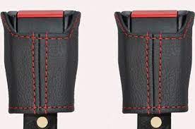 Front Seat Belt Stalk Leather Covers