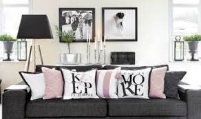 42 ideas living room black pink grey