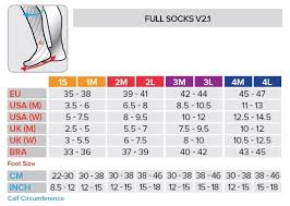 Compressport Full Socks V2 1 Size Chart Bike Life