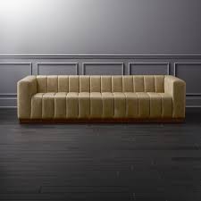 Modern Leather Sofas And Couches Cb2