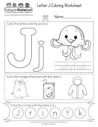 free printable letter j coloring worksheet