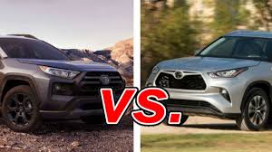 My 17yo daughter for whom i've been planning on helping find a used rav4 has now told me that she thinks it's too small. Toyota Rav4 Vs Toyota Highlander Carsdirect