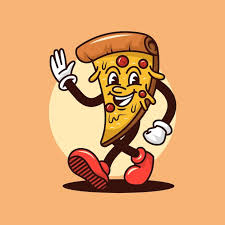 cartoon pizza images free on