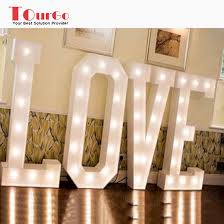 Wedding Lighted Letters