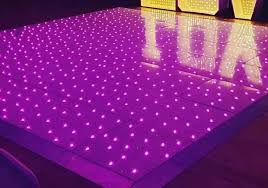 led white dance floor hire 16 x 16