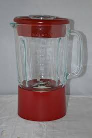 kitchen aid replacement glass jar red