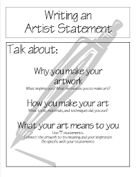 writing an artist statement teaching art art art critique art writing an artist statement menlo park s art studio