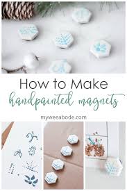how to make easy diy hand painted magnets