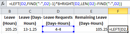 converting hours to days hours excel