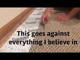 how to cut a berber carpet seam