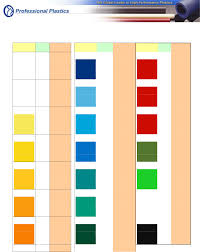 Pantone Color Chart Plexiglas Cross Reference Color Chart