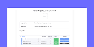 free lease agreement template for