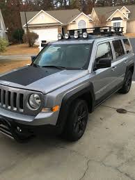 2016 Jeep Patriot With 3 Inch Pull Bar Hood Decal Painted