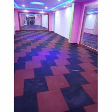 designer rubber tile carpet