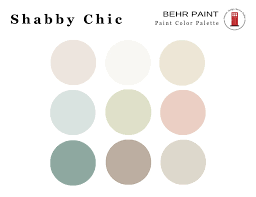 Shabby Chic Behr Paint Palette Cottage