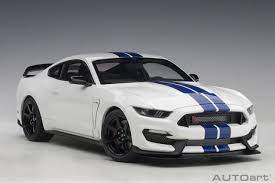 Use them in commercial designs under lifetime, perpetual & worldwide rights. Ford Mustang Shelby Gt 350r Oxford White With Lightning Blue Stripes Autoart