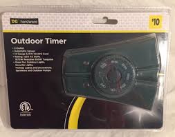 Outdoor Timer 2 Automatic Sensor