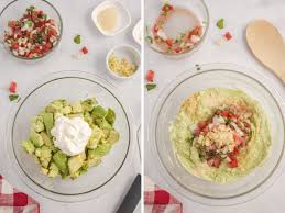 creamy guacamole together as family