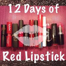 12 days of red lipstick dreaming life