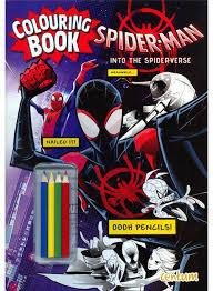 spiderverse coloring book rare