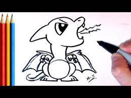 Baby dragon drawing in 5 different versions! How To Draw Baby Dragon Step By Step Tutorial Youtube