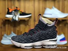 Nike Lebron 15 Ep Black Taupe Grey Team Red Discount Price