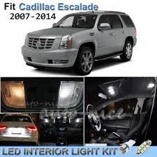 Details About For 2007 2014 Cadillac Escalade Luxury White Interior Led Lights Kit 17 Pieces