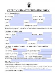 Most hotels in toronto ask for a credit card when checking in. Free Super 8 Motel Credit Card Authorization Form Pdf