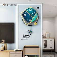 nordic acrylic large wall clock quartz