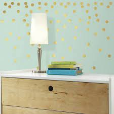 Roommates Gold Confetti Dots L And